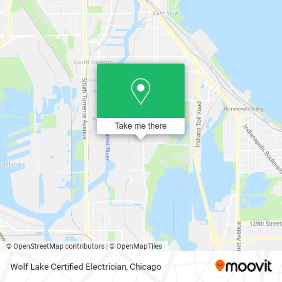 Mapa de Wolf Lake Certified Electrician