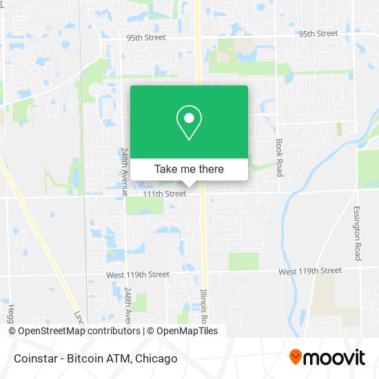 Coinstar - Bitcoin ATM map