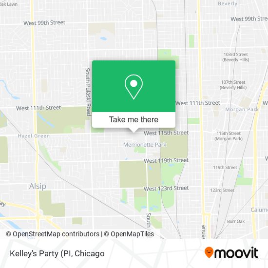 Kelley's Party map