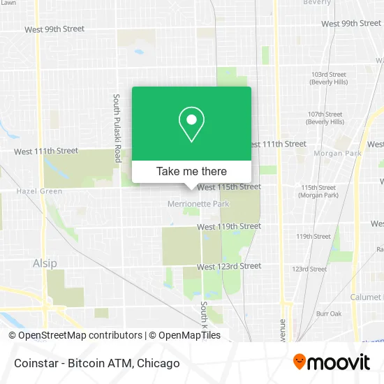 Coinstar - Bitcoin ATM map