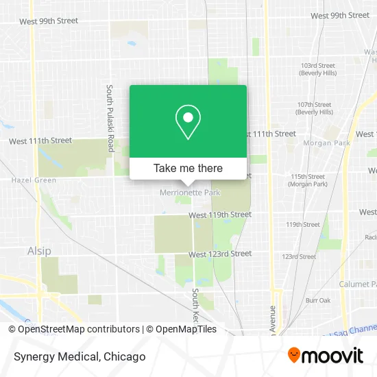 Synergy Medical map