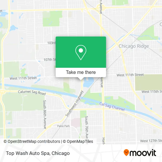 Top Wash Auto Spa map