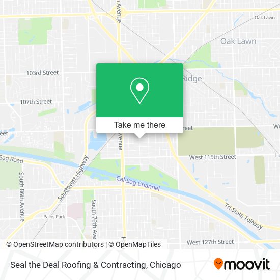 Seal the Deal Roofing & Contracting map