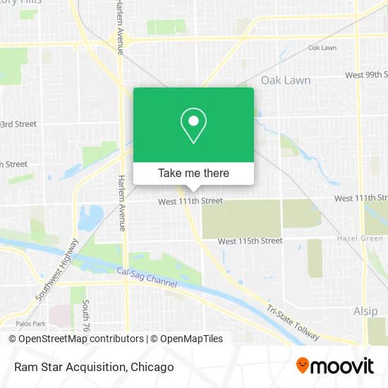 Ram Star Acquisition map