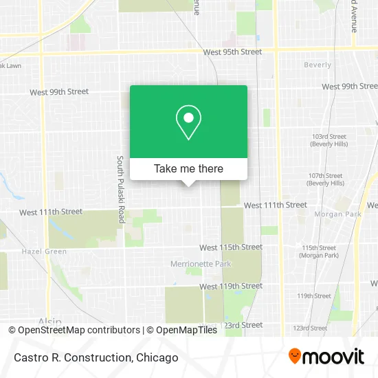 Castro R. Construction map