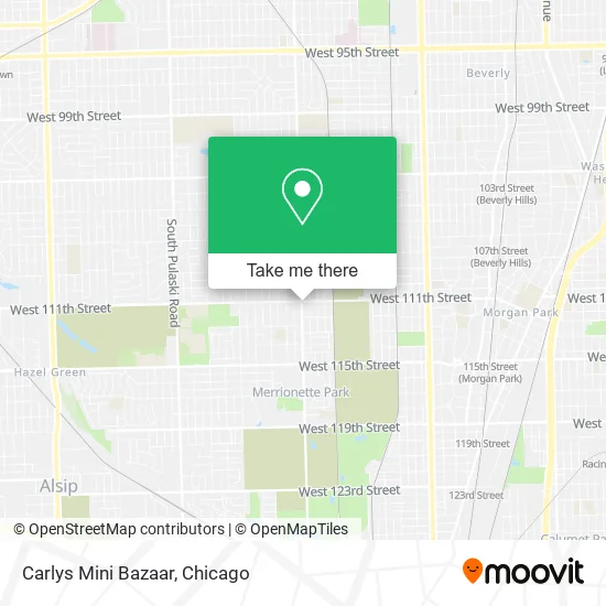 Carlys Mini Bazaar map