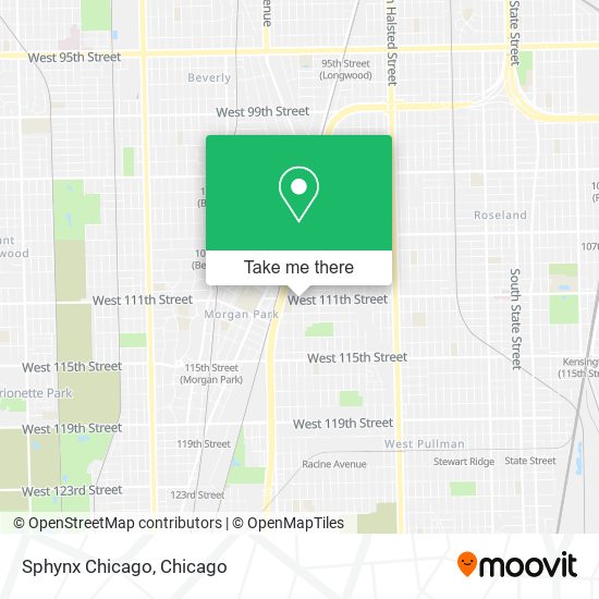Sphynx Chicago map