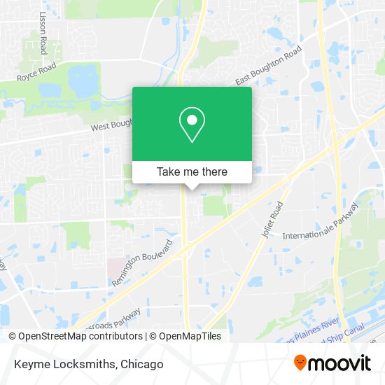 Keyme Locksmiths map