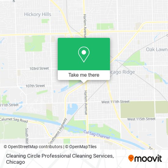 Mapa de Cleaning Circle Professional Cleaning Services