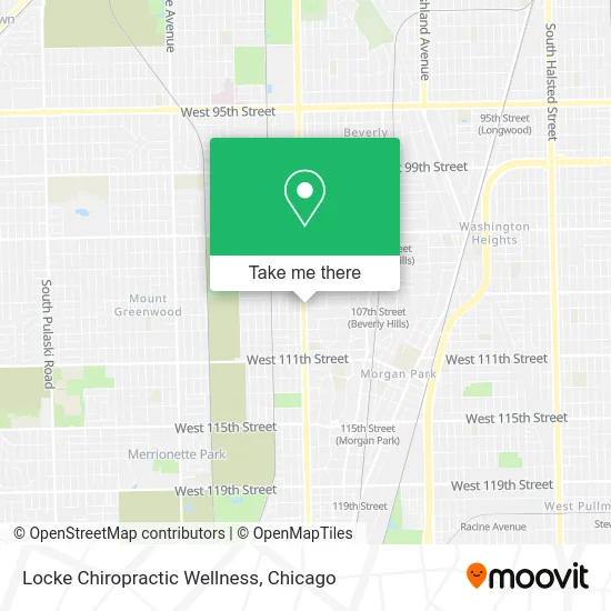Locke Chiropractic Wellness map