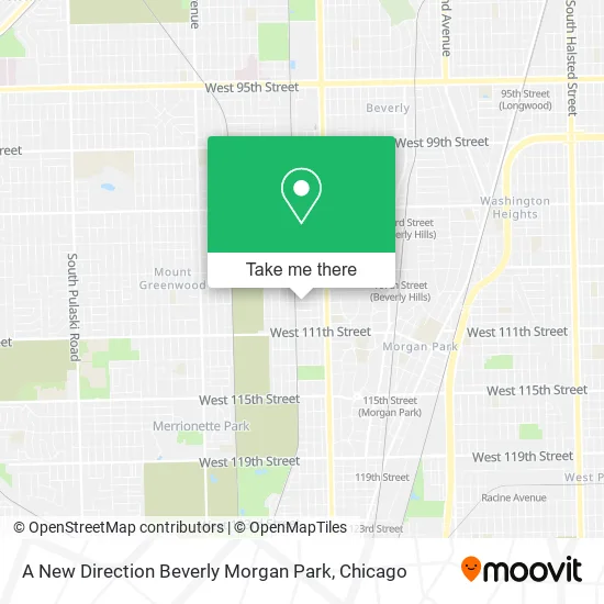 A New Direction Beverly Morgan Park map