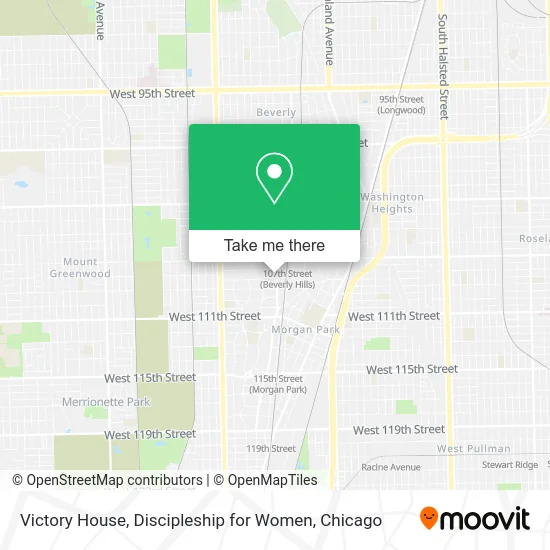 Victory House, Discipleship for Women map