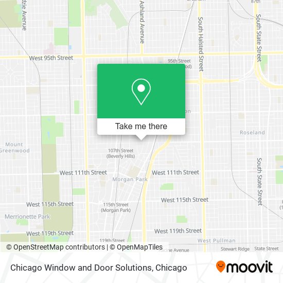 Mapa de Chicago Window and Door Solutions