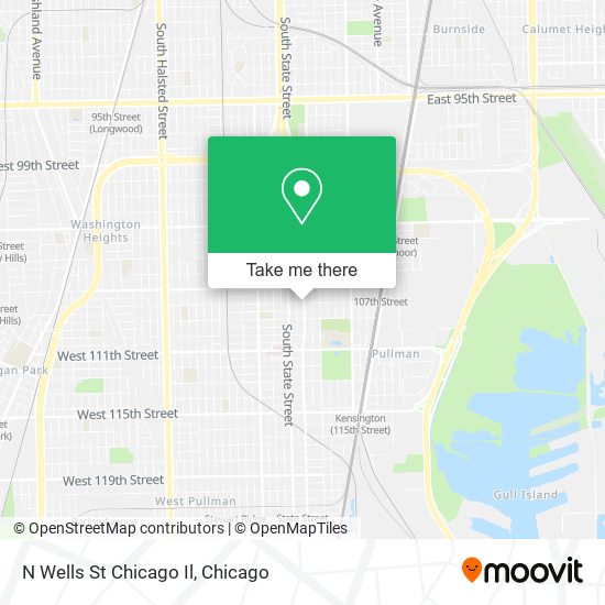N Wells St Chicago Il map