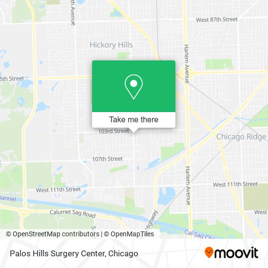 Palos Hills Surgery Center map