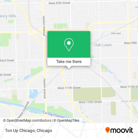 Ton Up Chicago map