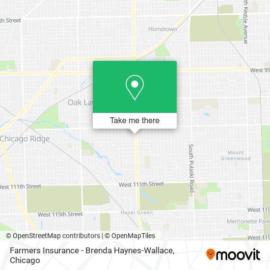 Mapa de Farmers Insurance - Brenda Haynes-Wallace