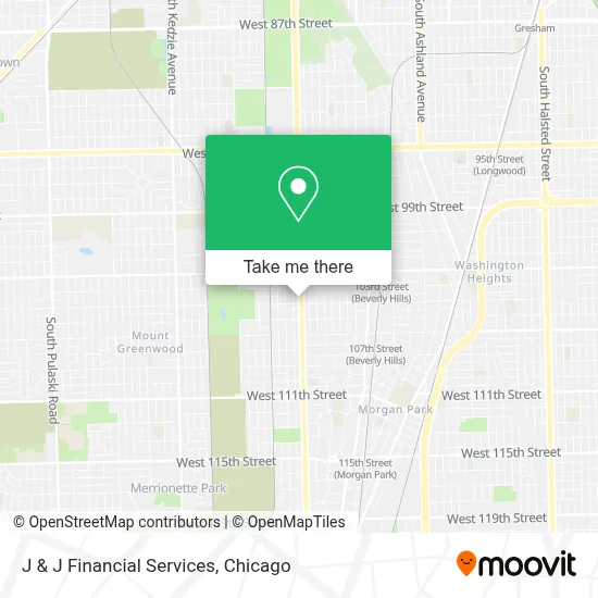 J & J Financial Services map