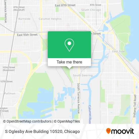 Mapa de S Oglesby Ave Building 10520