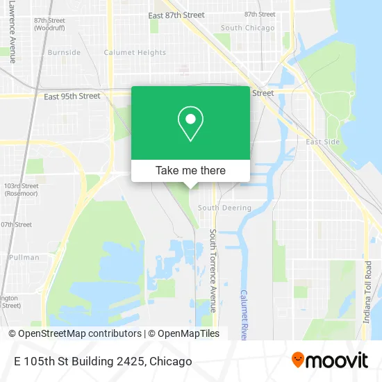 Mapa de E 105th St Building 2425
