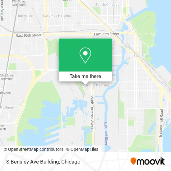 Mapa de S Bensley Ave Building