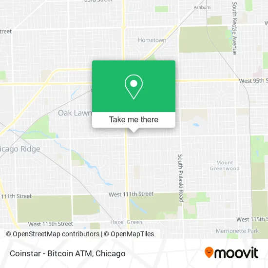 Coinstar - Bitcoin ATM map