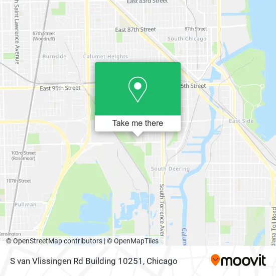 Mapa de S van Vlissingen Rd Building 10251