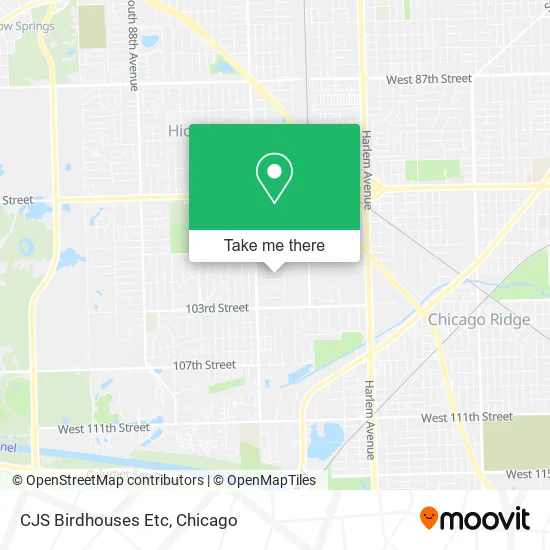 CJS Birdhouses Etc map