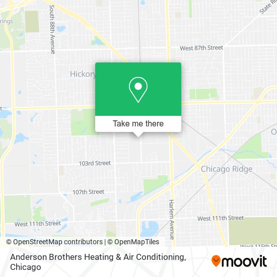 Anderson Brothers Heating & Air Conditioning map