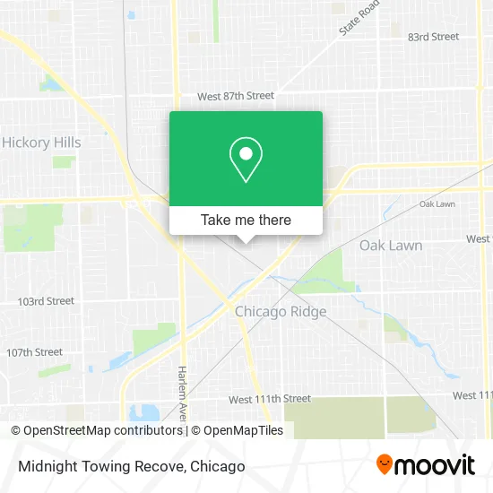 Midnight Towing Recove map