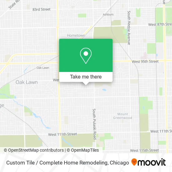 Custom Tile / Complete Home Remodeling map