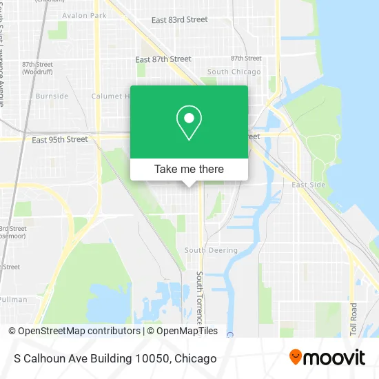Mapa de S Calhoun Ave Building 10050