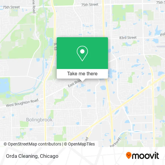 Orda Cleaning map