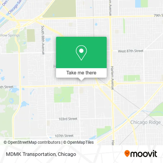 Mapa de MDMK Transportation