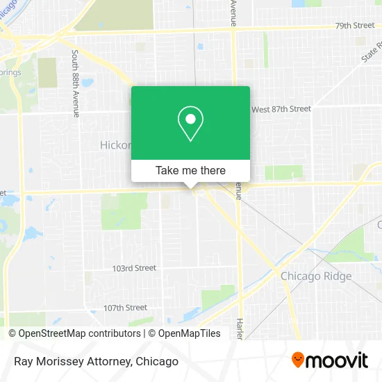 Ray Morissey Attorney map