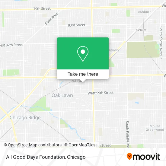 All Good Days Foundation map