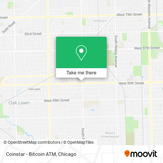 Coinstar - Bitcoin ATM map