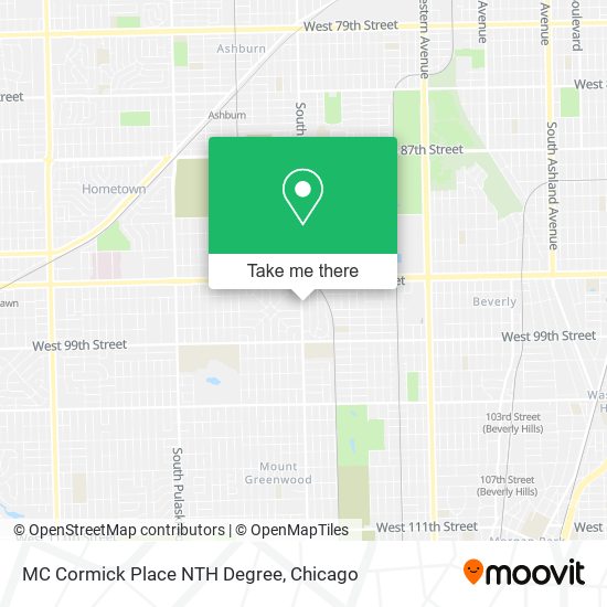 MC Cormick Place NTH Degree map