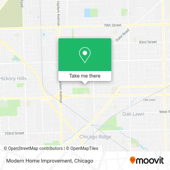 Modern Home Improvement map