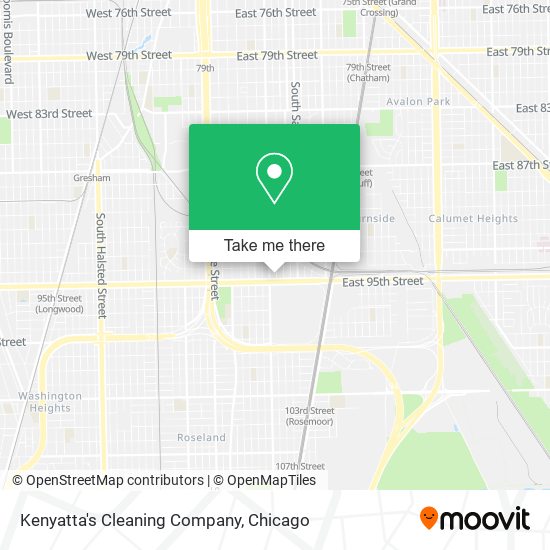 Kenyatta's Cleaning Company map