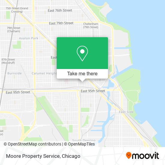 Moore Property Service map