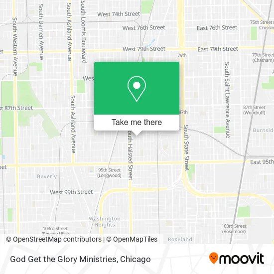 God Get the Glory Ministries map