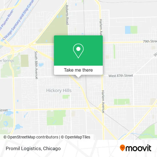 Promil Logistics map