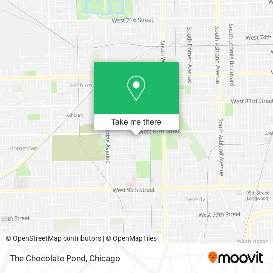 The Chocolate Pond map