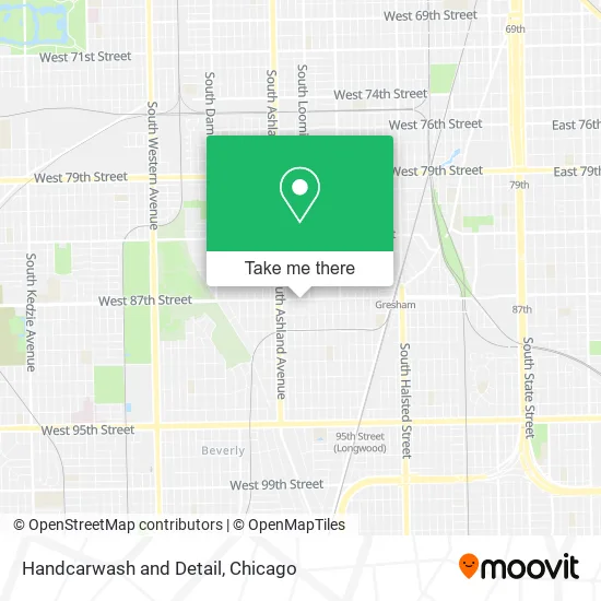 Handcarwash and Detail map