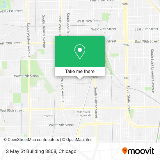 S May St Building 8808 map