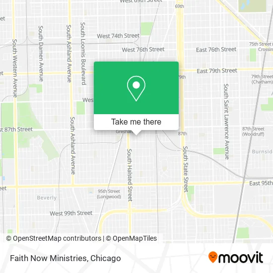 Faith Now Ministries map