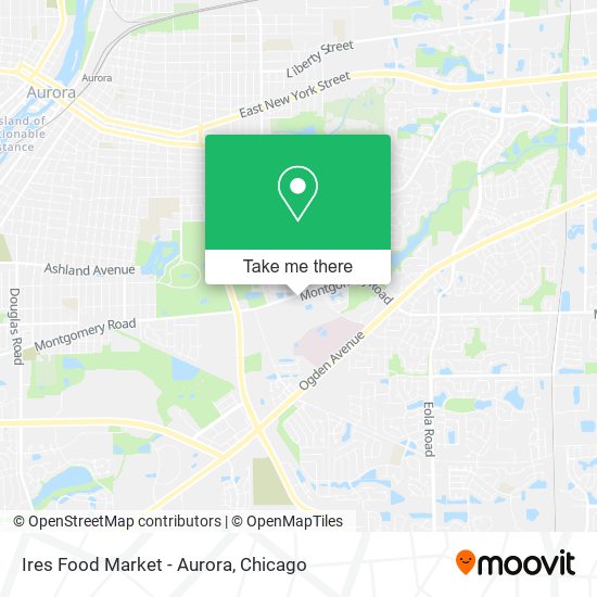 Ires Food Market - Aurora map