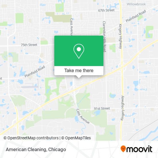 American Cleaning map