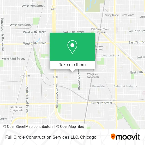 Full Circle Construction Services LLC map